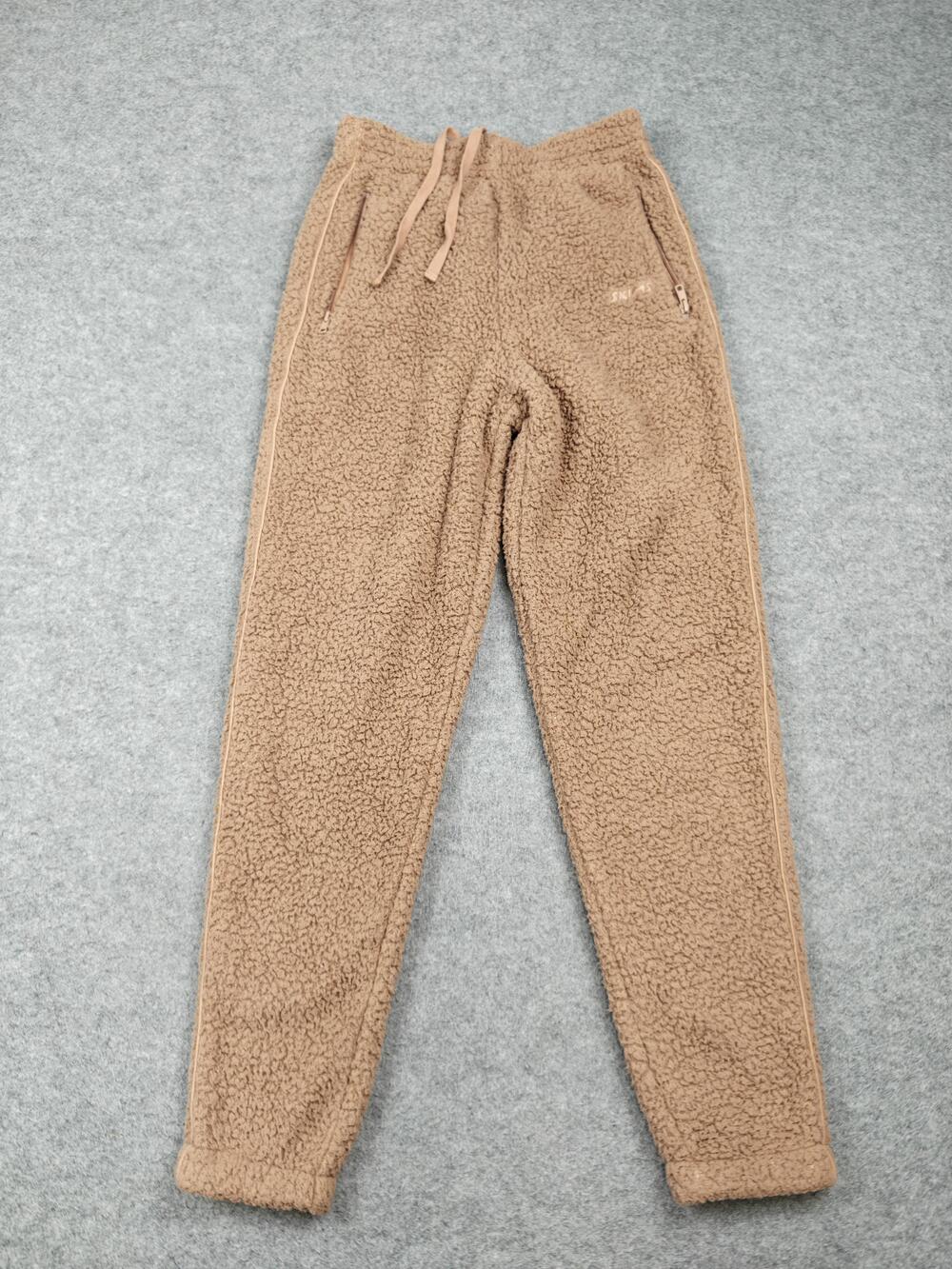Skims Pants Womens XS Beige Jogger Tapered Elastic Waist Drawstring Pockets